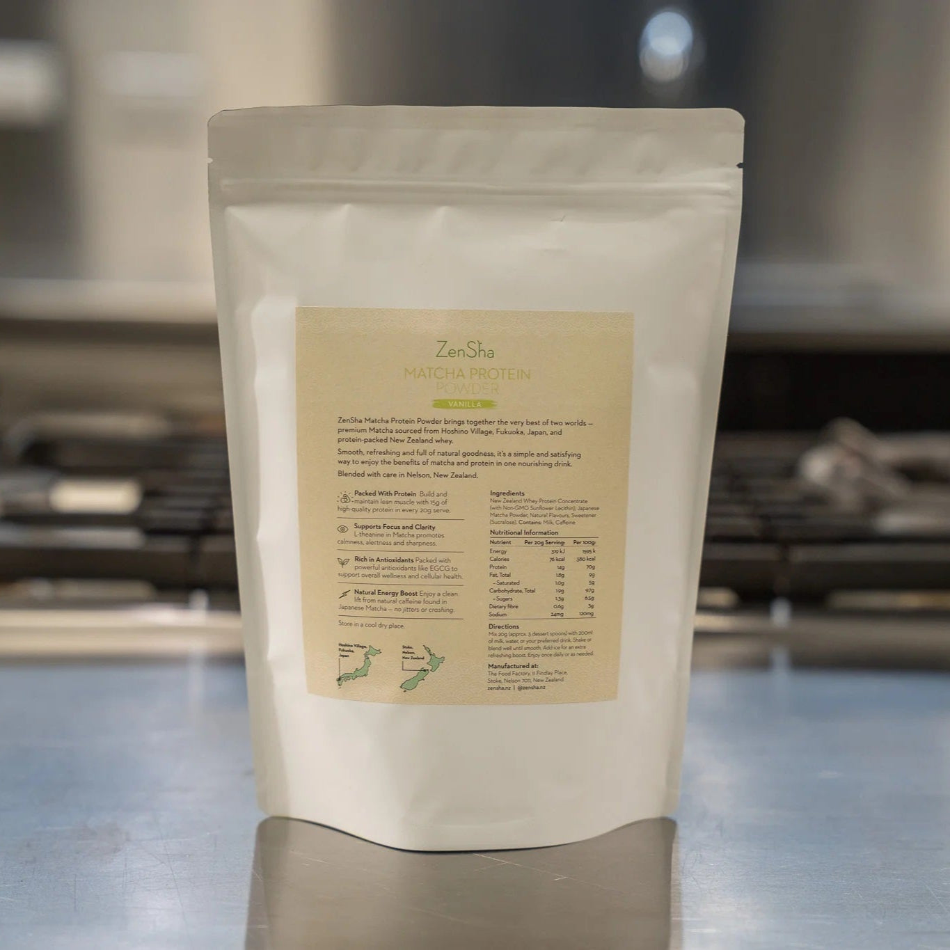 Zensha Matcha Protein Powder