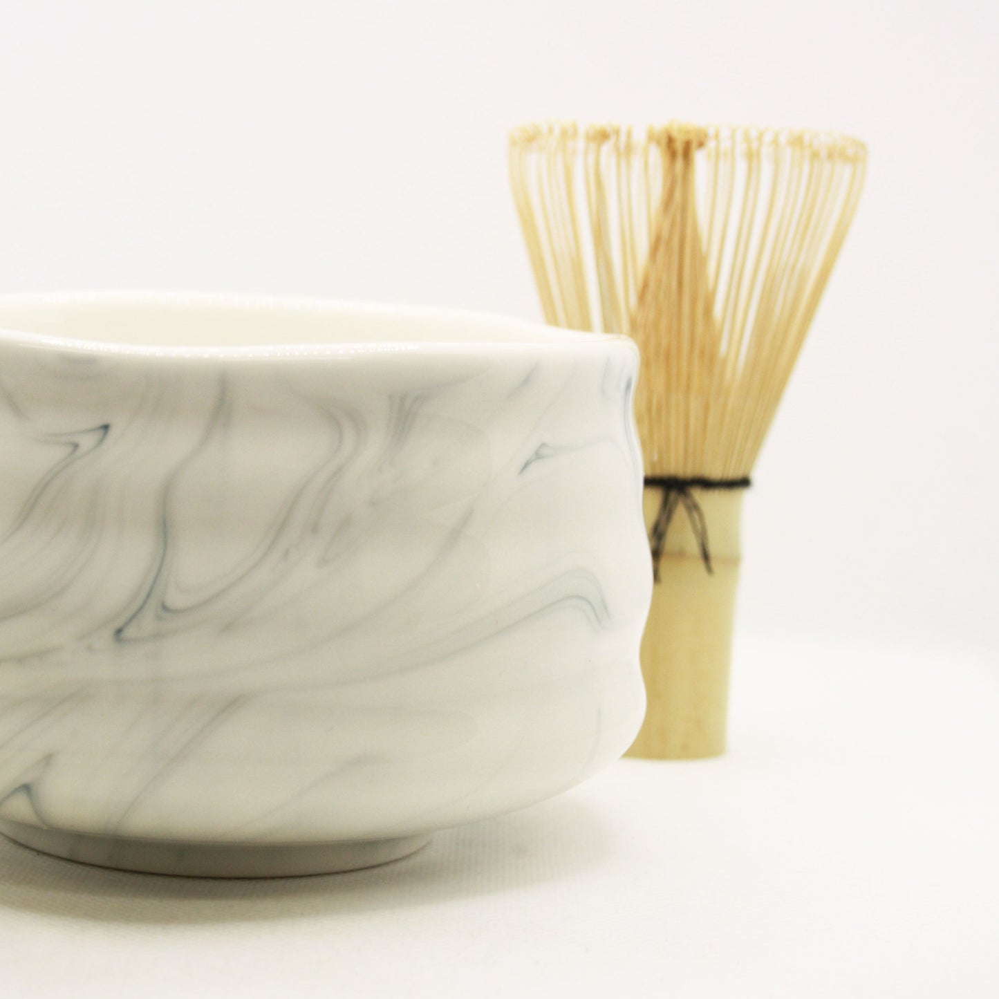 Ceramic Matcha Bowl - Marble