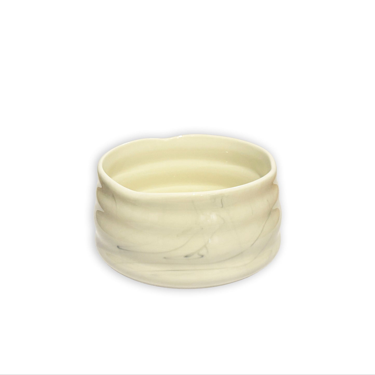 White ceramic bowl on a white background