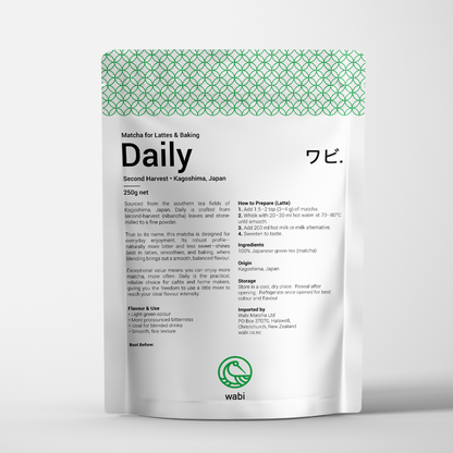 Wabi Daily Matcha for Lattes & Baking