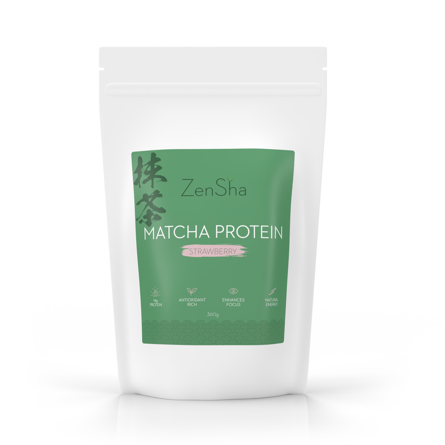 ZenSha Strawberry Matcha Protein