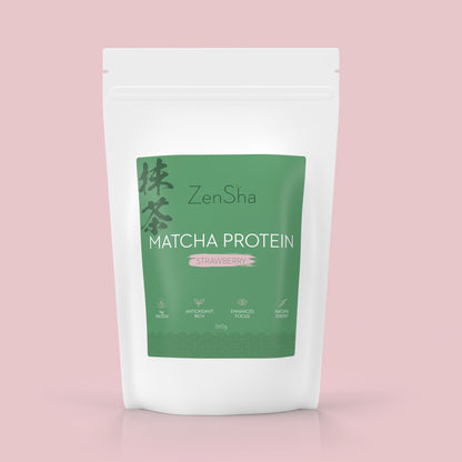 🍓 Matcha Lover Gift Bundle | Zensha Strawberry Protein Matcha