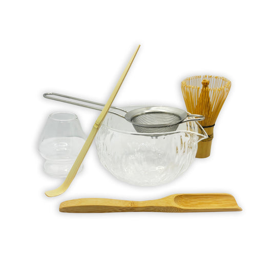 Traditional 6-Piece Matcha Kit | Textured Glass